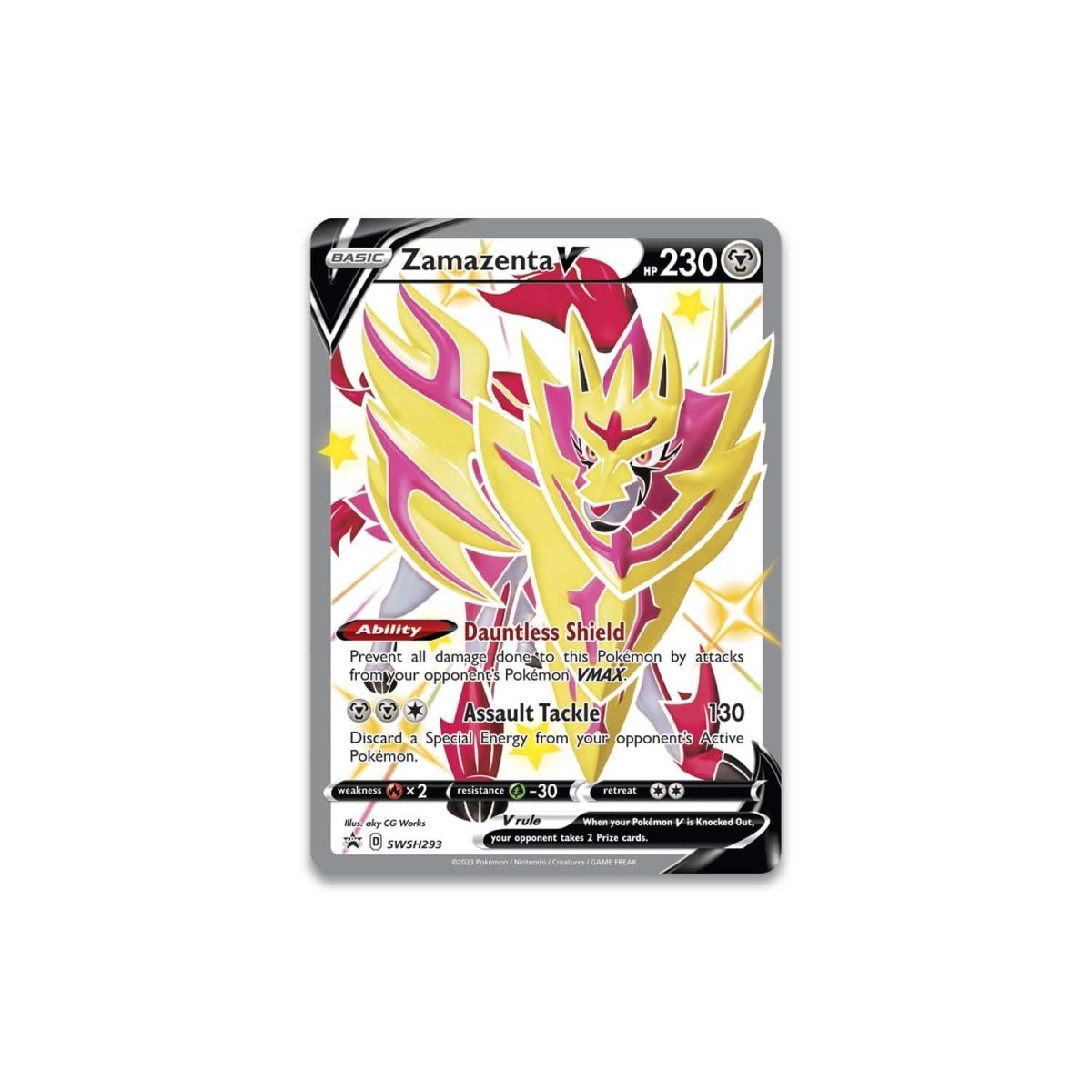 Pokemon: Sword & Shield Crown Zenith Shiny Zamazenta Premium Figure Collection