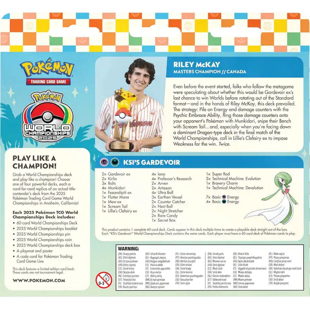 Pokemon: 2025 World Championship Decks (Set of Four)