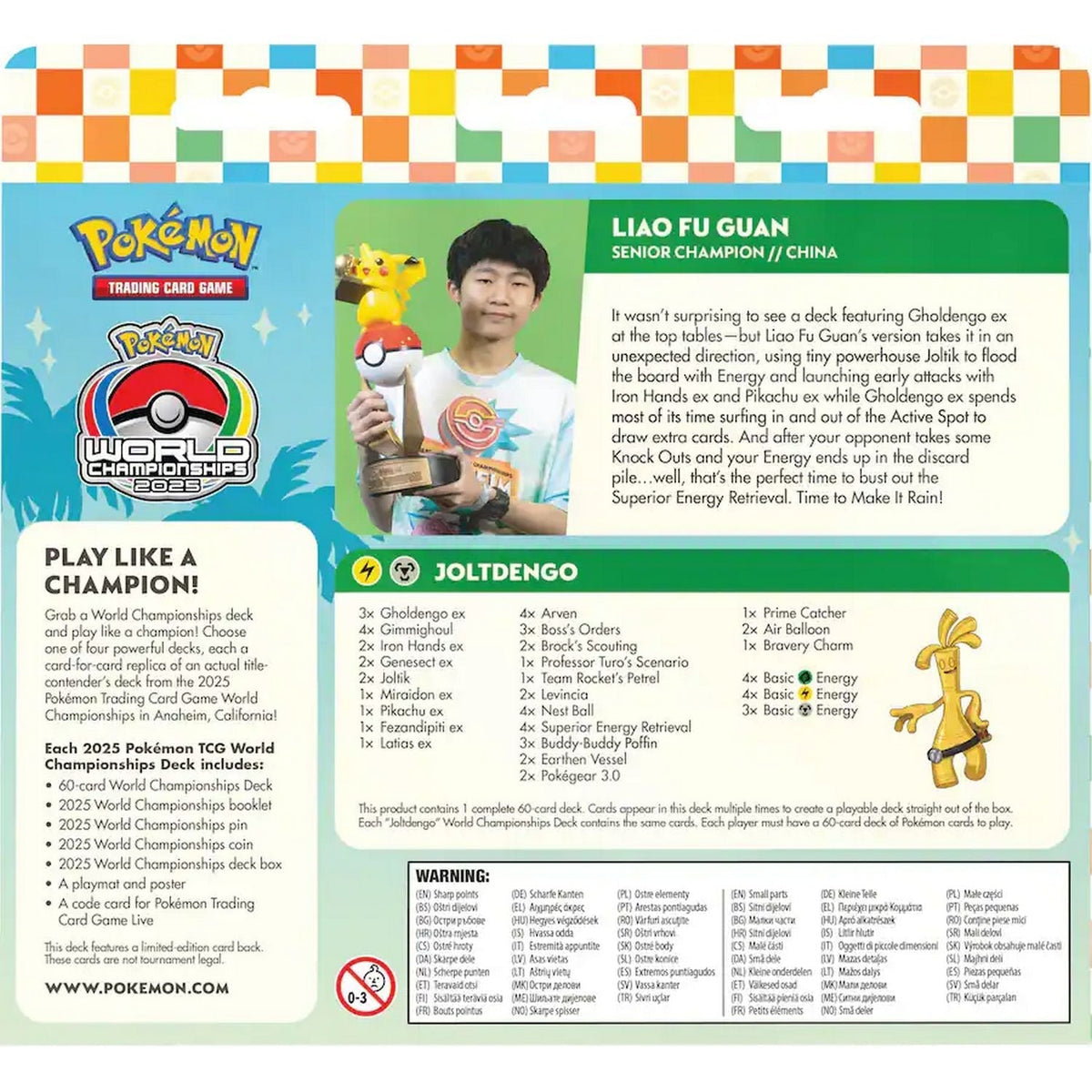 Pokemon: 2025 World Championship Decks (Set of Four)