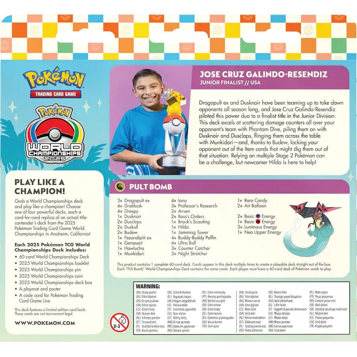 Pokemon: 2025 World Championship Decks (Set of Four)