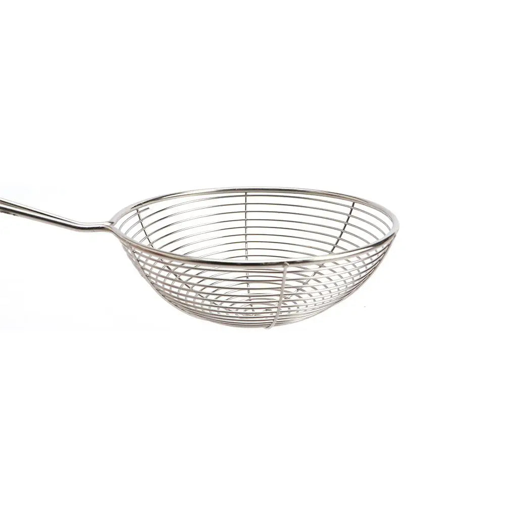 Long Handle Stainless Steel Kitchen Home Kitchen Gadget Cooking Tool Spider Strainer Skimmer Spoon Colander