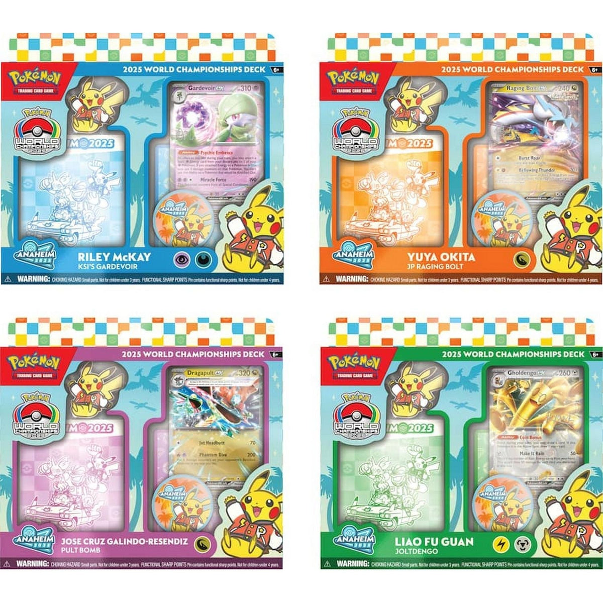 Pokemon: 2025 World Championship Decks (Set of Four)