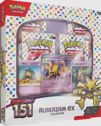 Pokemon: Scarlet & Violet 151 Alakazam ex Collection